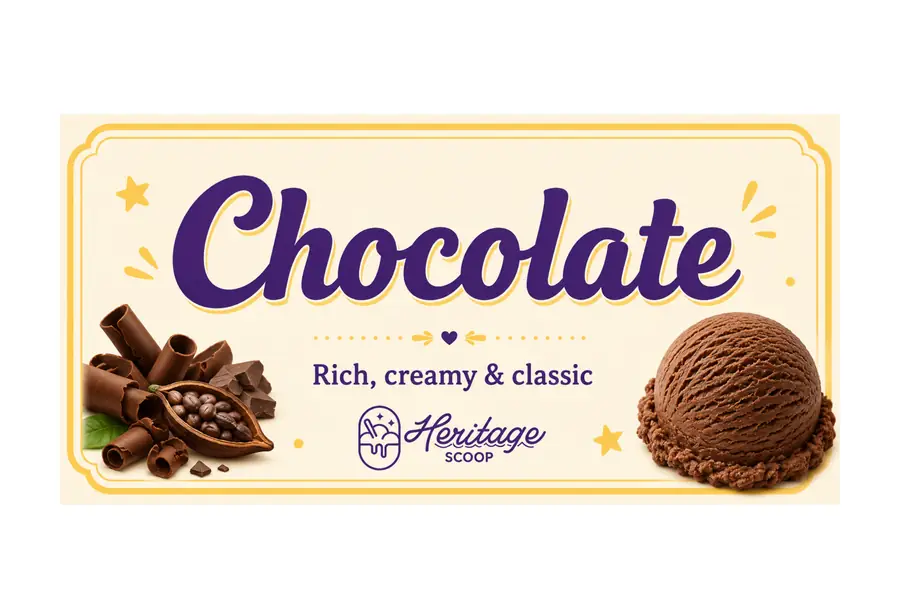 Chocolate at Heritage Scoop in Prosper, Texas
