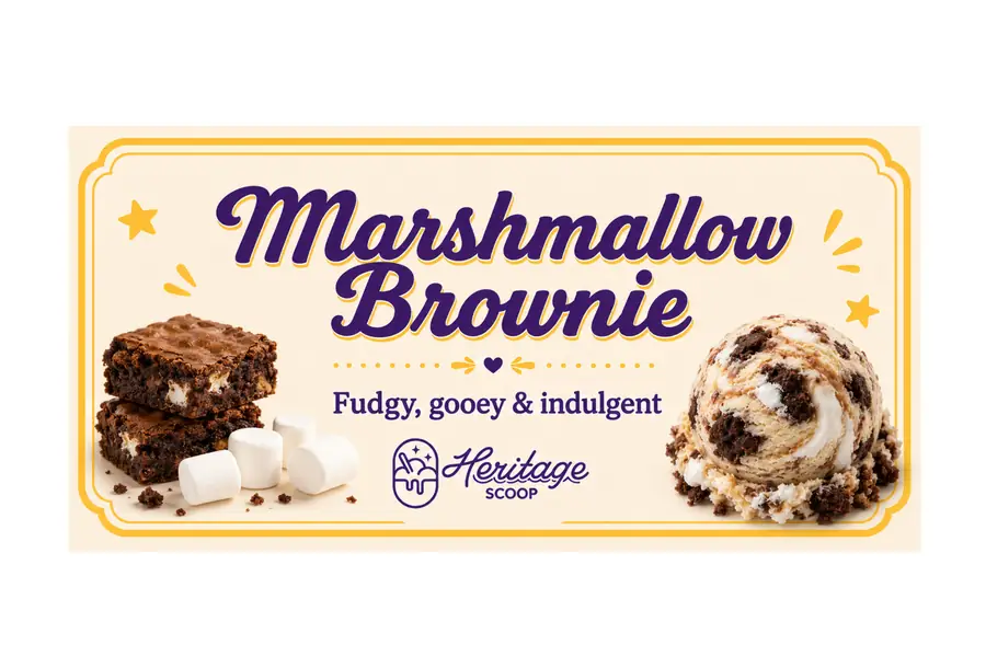 Marshmallow Brownie at Heritage Scoop in Prosper, Texas
