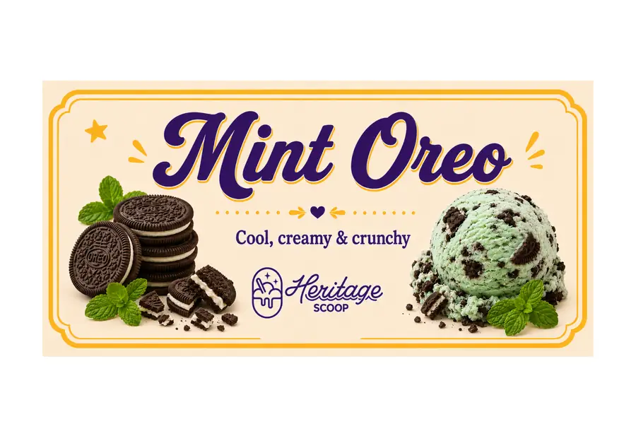 Mint Oreo at Heritage Scoop in Prosper, Texas