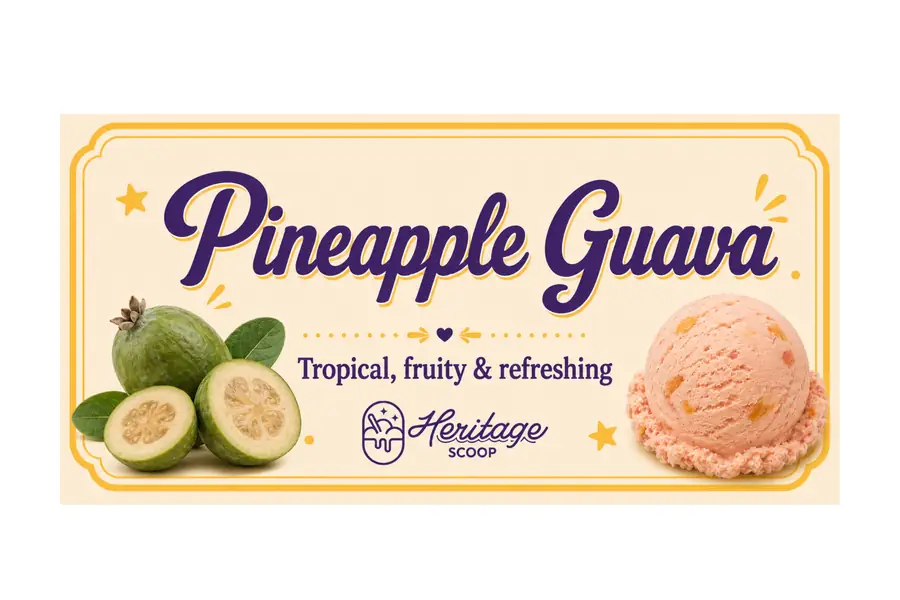 Pineapple Guava at Heritage Scoop in Prosper, Texas